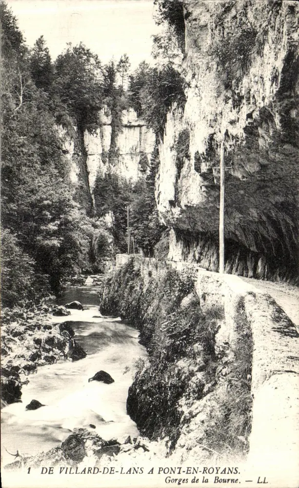 Gorges de la Bourne — Von Villard-de-Lans bis Pont-en-Royans — LL - Vorderseite