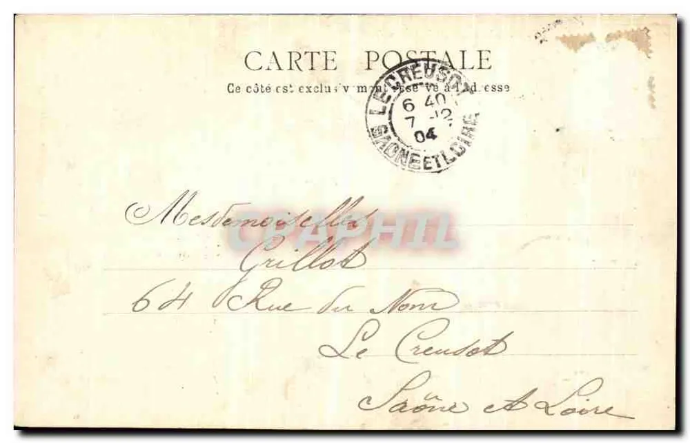 Mosteiro de N.-D. de La Salette (alt. 1800 m) — Grenoble — Editor L. Pont, Chiché - Verso
