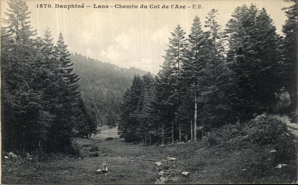 Dauphiné – Lans – Pad naar de Arc-pas – E.R. - Voorkant