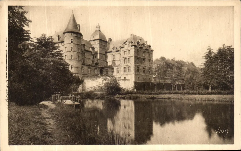 Zamek w Vizille — Isère, XVII wiek — Les Éditions d'Art YVO17 - Awers
