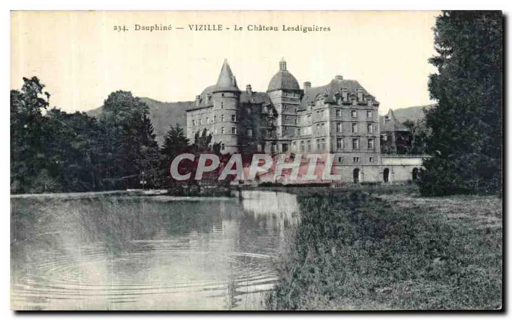 Vizille — Schloss Lesdiguières — Antike Ansichtskarte n°234 - Vorderseite