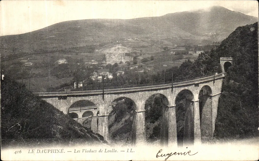 Os Viadutos de Loulla — O Dauphiné — Eugénie — n°416 - Frente