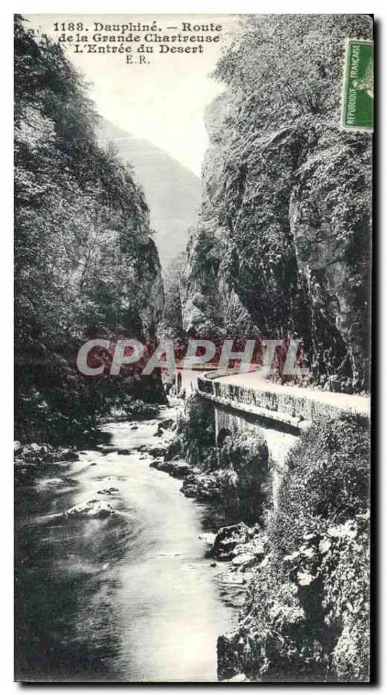 Dauphiné — Route de la Grande Chartreuse — L'Entrée du Desert — E.R. — Répertoire Français - Vorderseite