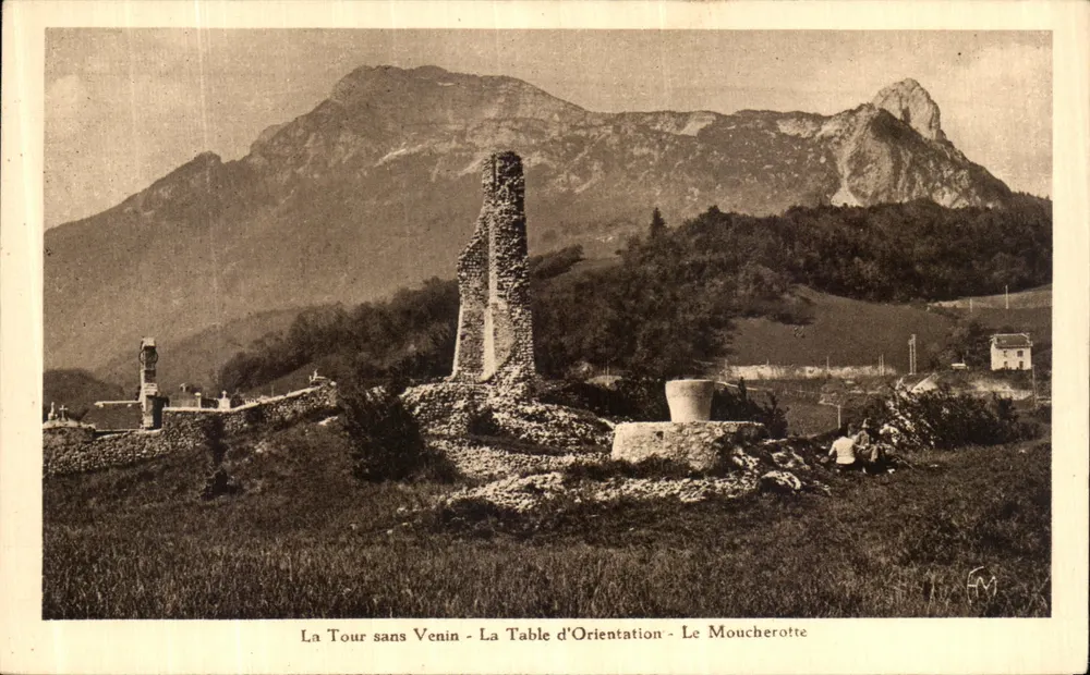 La Tour sans Venin - La Table d'Orientaion - Le Moucherotte — Martinouc Frères Editions, Nr. 165 - Vorderseite