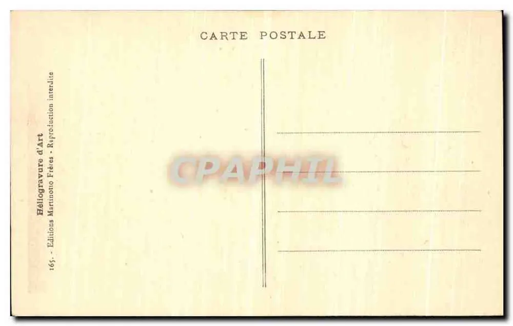 La Tour sans Venin - La Table d'Orientaion - Le Moucherotte — Martinouc Frères Editions, Nr. 165 - Rückseite