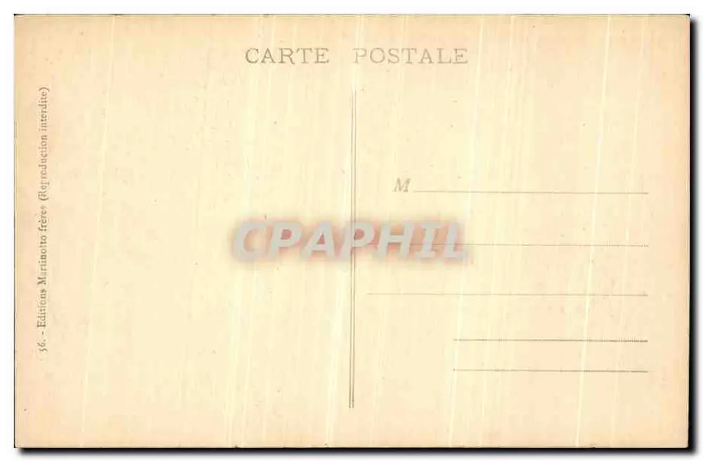 La Route des Grands Goulets - Le Pont de la Goule Noire — Éditions Marinoitto frères, n°36 - Rückseite