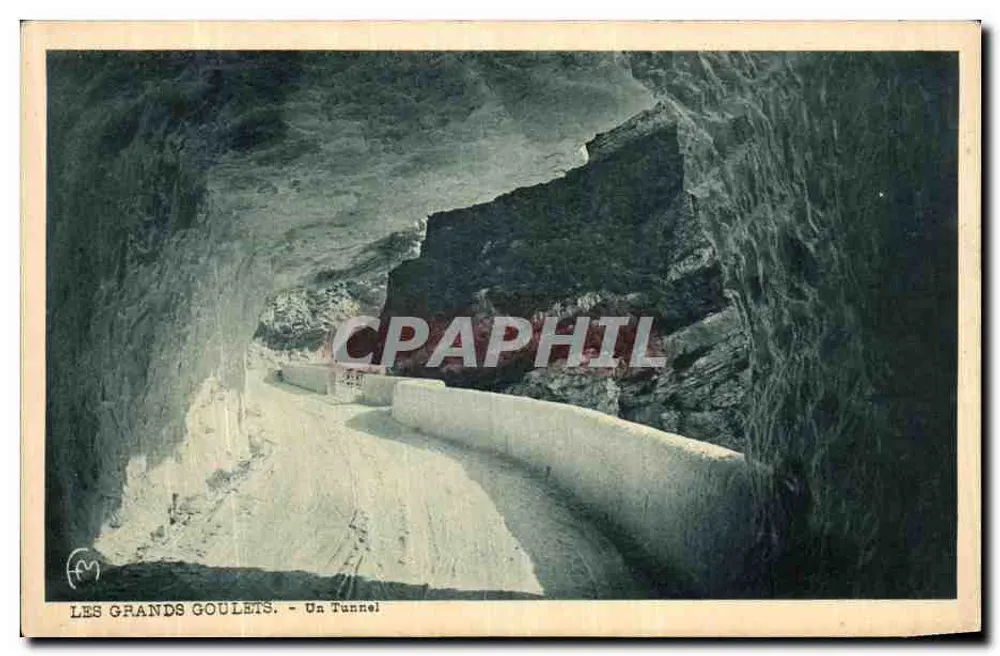 Les Grands Goulets - Um Tunel — Edições Martinatro Frères - Frente