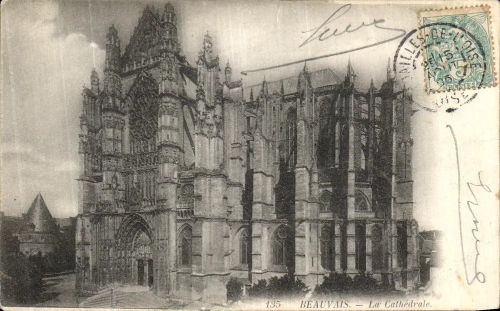 Beauvais — A Catedral — Editor anônimo, n° 135 - Frente