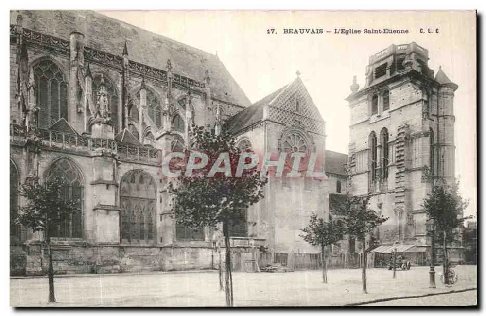 Beauvais — A Igreja de São Etienne — C. L. C. n°17 - Frente