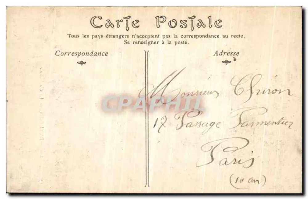 Beauvais — A Catedral — editor desconhecido, n° 17 - Verso