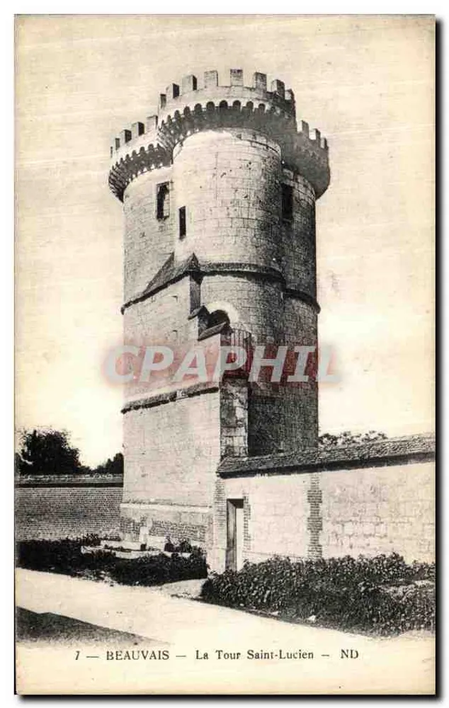 Beauvais — A Torre Saint-Lucien — ND — Editor: Levy & Neurdein, Paris - Frente