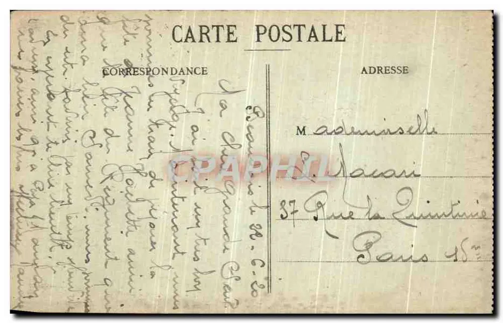 Beauvais - Palácio de Justiça - N.G. - Verso