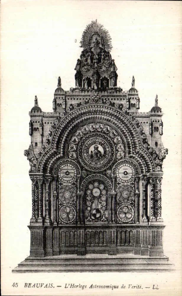 Beauvais — Die astronomische Uhr der Wahrheit — LL - Vorderseite