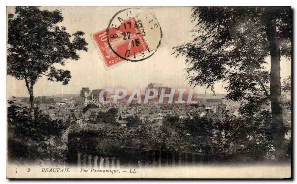 Beauvais — Panoramische weergave — LL. - Voorkant