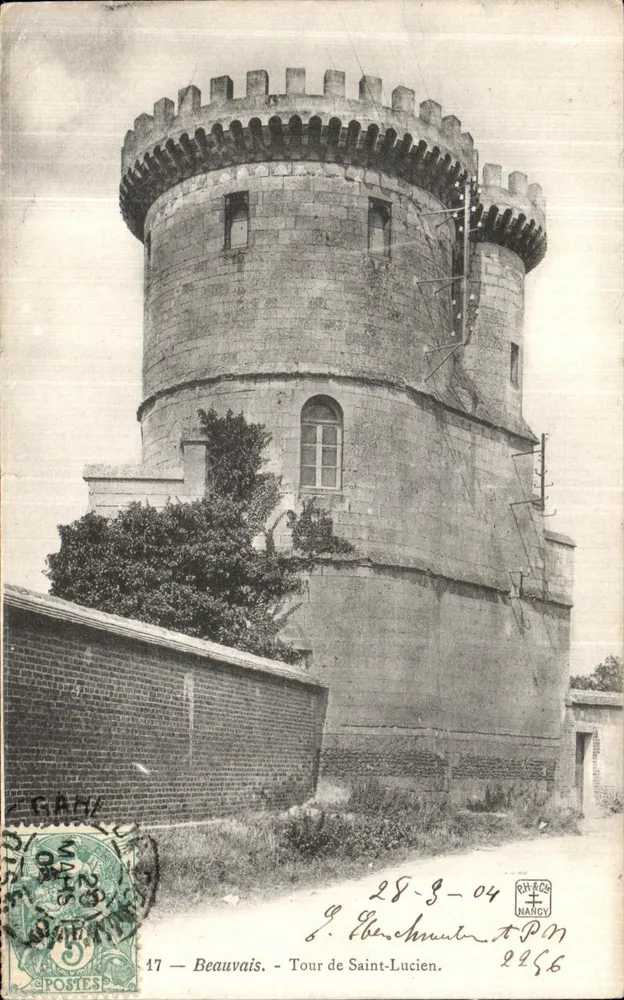 Beauvais — Torre de Saint-Lucien — G. E. Schmuh, NANCY - Frente