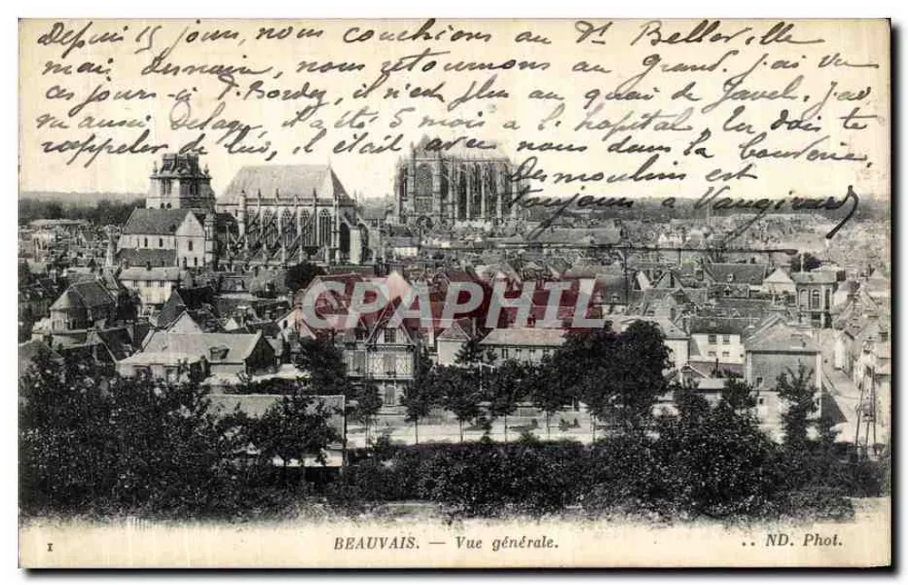 Beauvais — Vista geral. — ND. Fot. - Frente