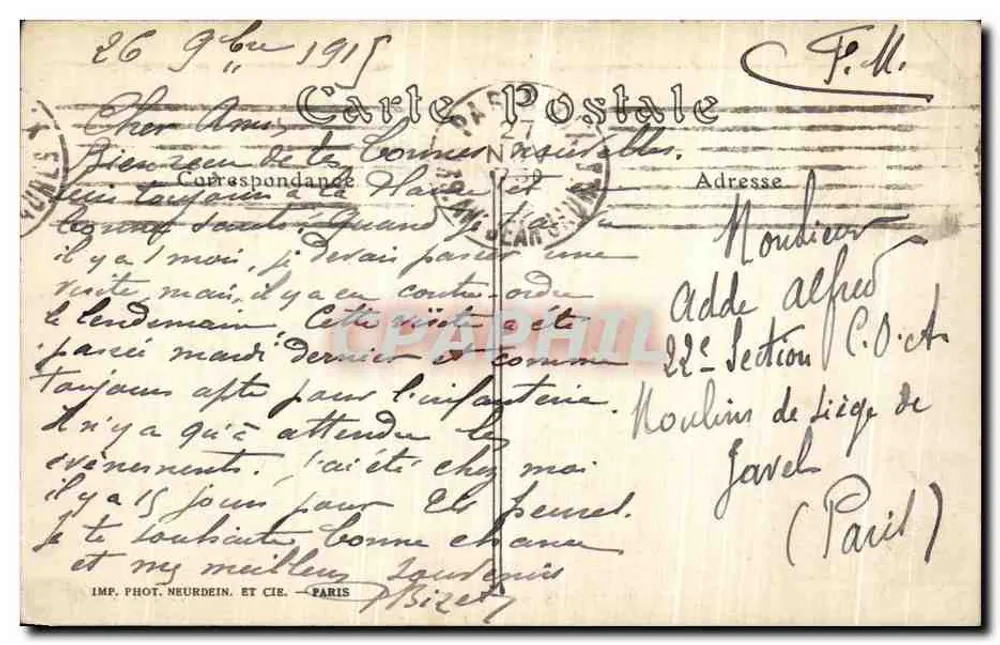 Beauvais — Vista geral. — ND. Fot. - Verso