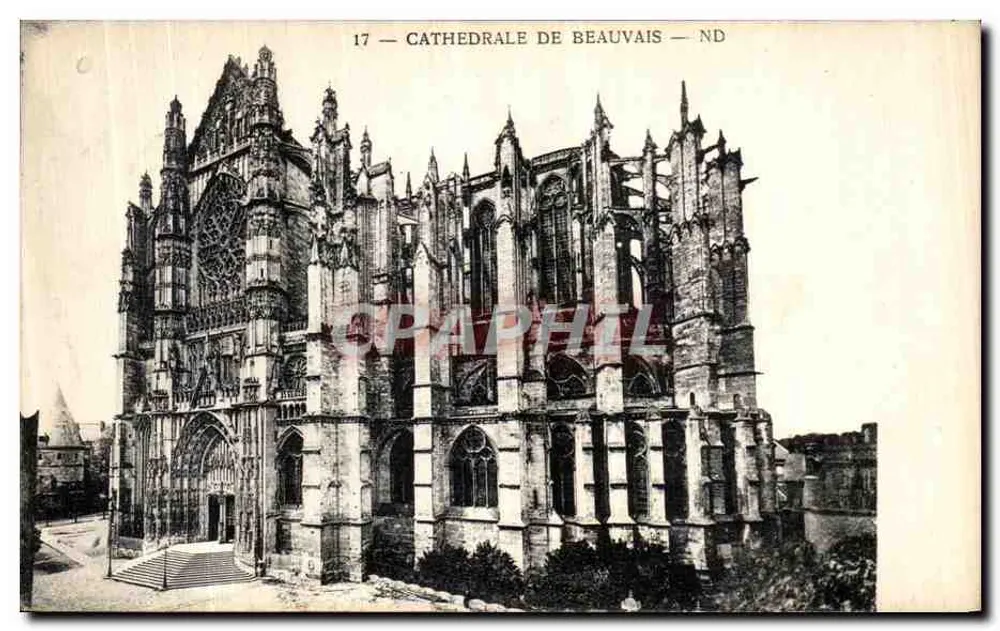 Catedral de Beauvais — ND — Imp. Levy et Meulcken, Paris - Frente
