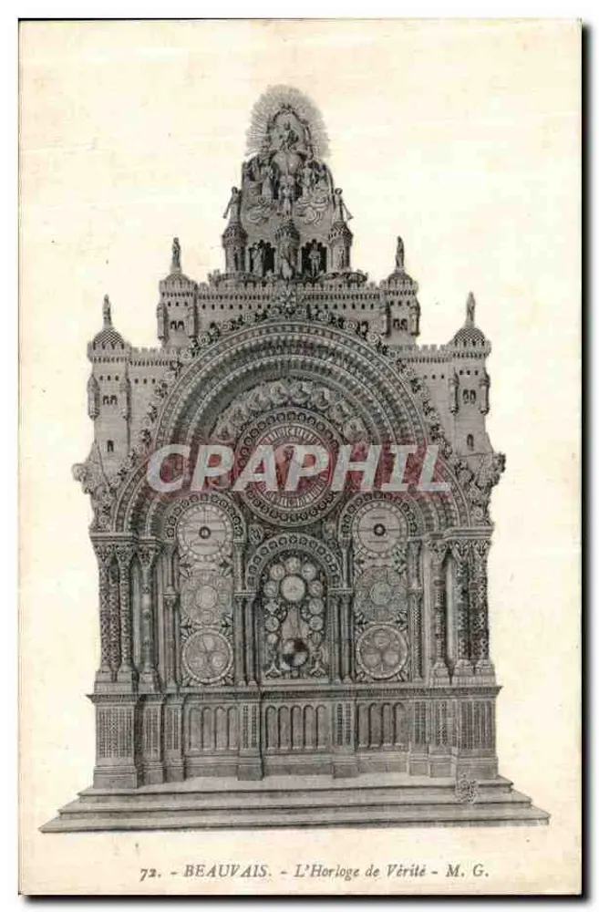 Beauvais - A Relógio da Verdade - M. G. - Frente