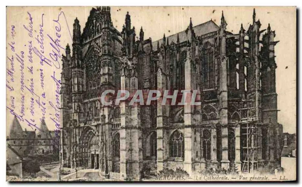 Beauvais — A Catedral — Vista geral — LL - Frente
