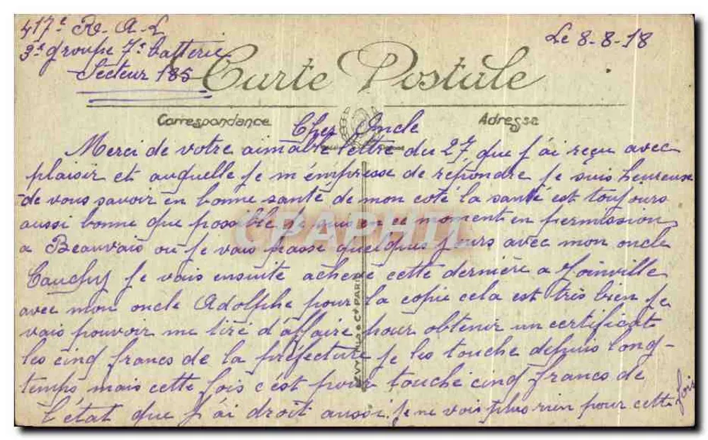 Beauvais — A Catedral — Vista geral — LL - Verso