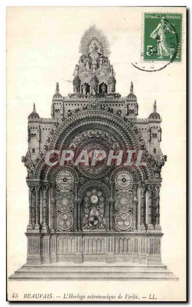 Beauvais — Die astronomische Uhr der Wahrheit — LL. n°45 - Vorderseite
