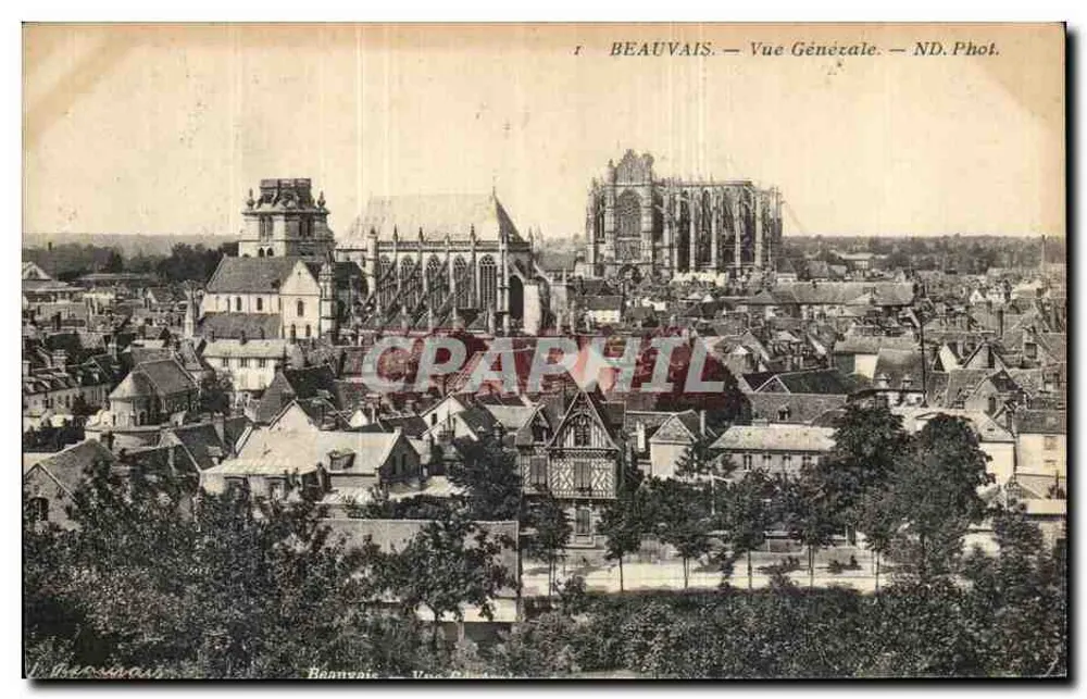 Beauvais — Vista Geral — ND. Fot. - Frente
