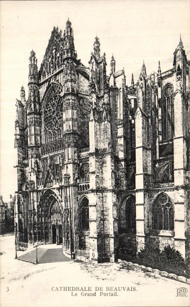 Kathedrale von Beauvais — Der Große Portal — JND Fotografie - Vorderseite