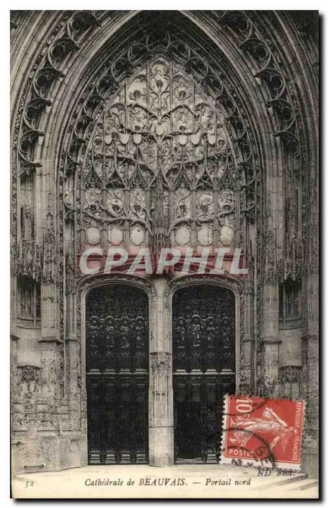 Kathedrale von BEAUVAIS — Nordportal — Verlag J.32 - Vorderseite