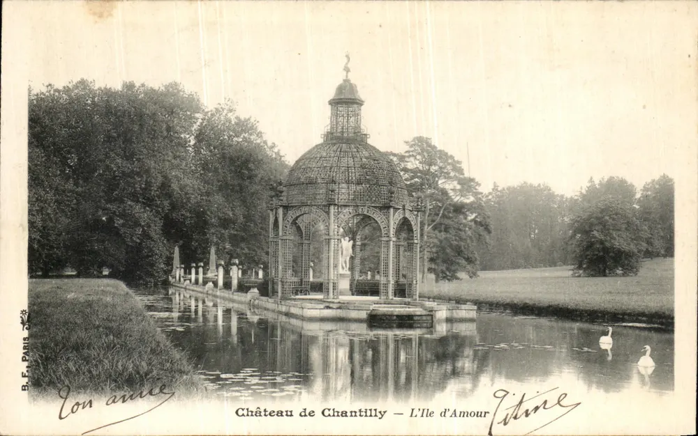 Castelo de Chantilly — A Ilha do Amor — B.F. Paris - Frente