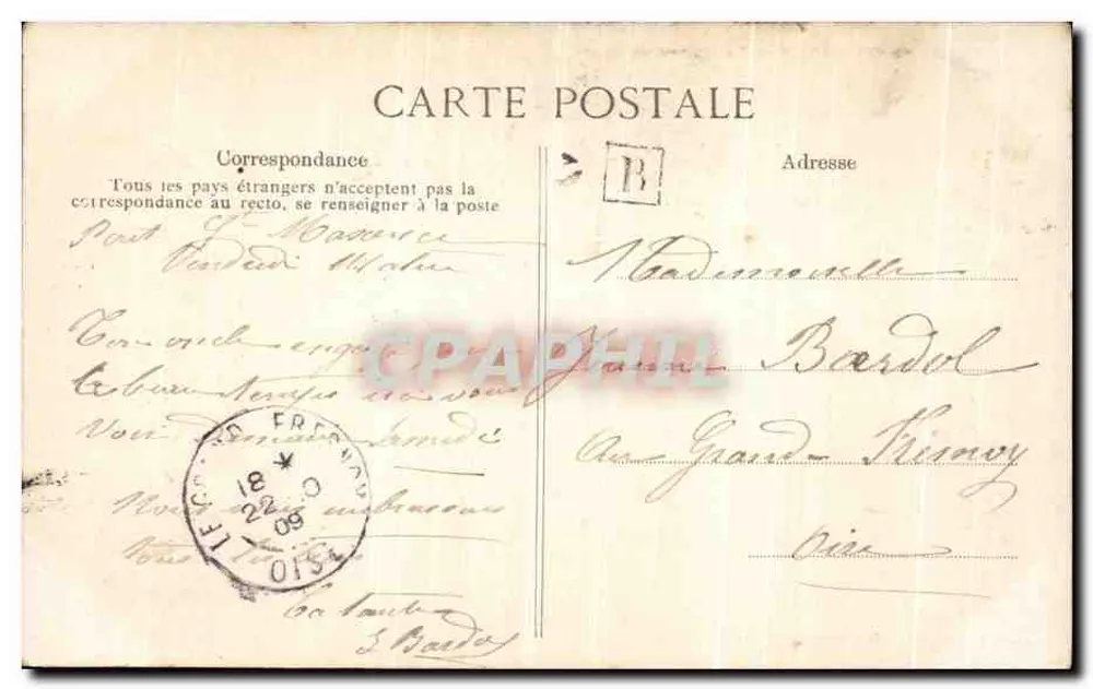 Castelo de CHANTILLY — A Casa de Sylvie — Frémont, Editora, Beaumont-sur-Oise - Verso