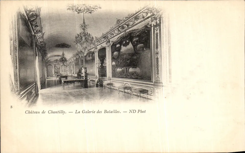 Château de Chantilly — La Galerie des Balailles — ND Phot - Recto