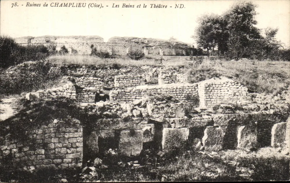Ruinen von CHAMPLIEU (Cise) — Die Bäder und das Theater — ND. - Vorderseite