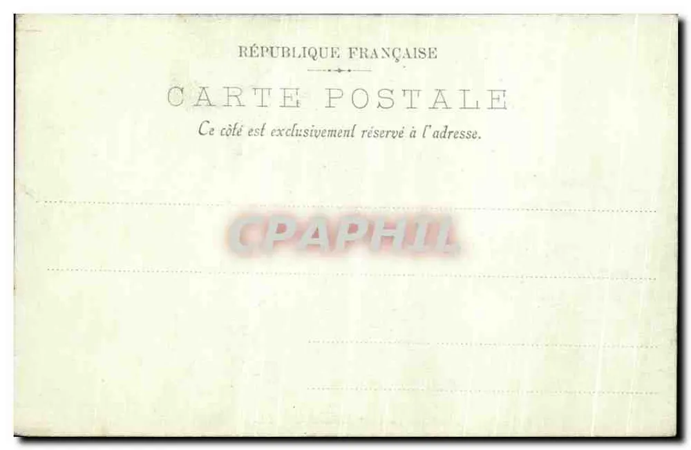 Castelo de Chantilly — A Cour d'Honneur — LL. n°19 - Verso