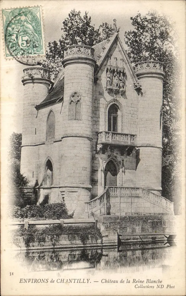 Umgebung von Chantilly — Schloss der Weißen Königin — Collections ND Phot - Vorderseite