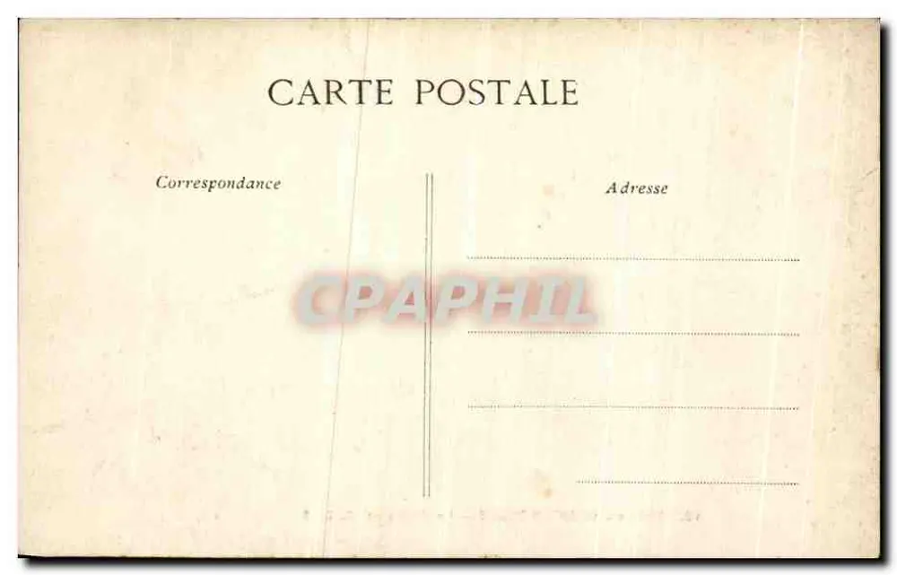 Castelo de Chantilly — O Châtelet — C.L.C. — n°10 - Verso