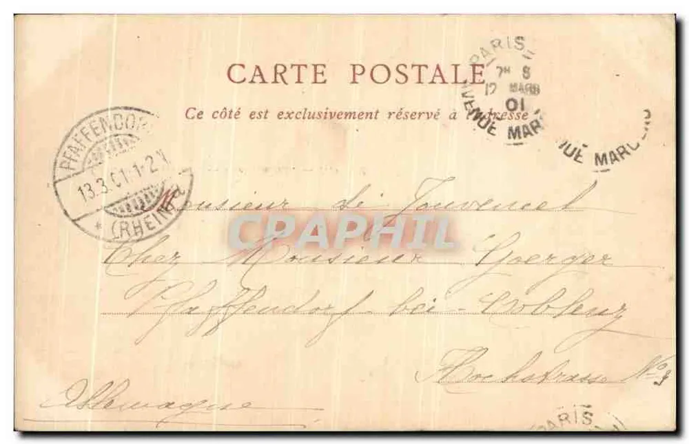 Castelo de Chantilly — Vista Geral — ND Phot - Verso