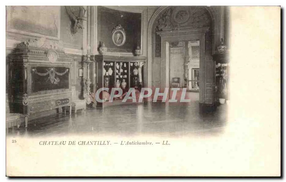 Castelo de Chantilly — A Antecâmara — LL. - Frente
