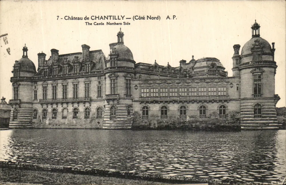Castelo de Chantilly — Lado Norte — A.P. - Frente