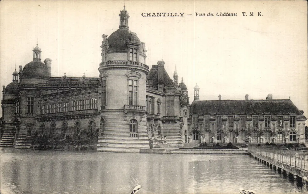 Chantilly — Vista do Castelo T.M.K. - Frente