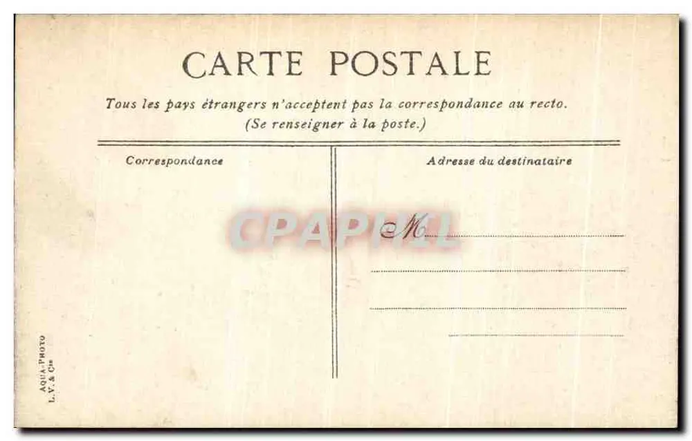 Chantilly, o Castelo. Vista geral — D. Damblly, Imp. Chantilly, n°9 - Verso