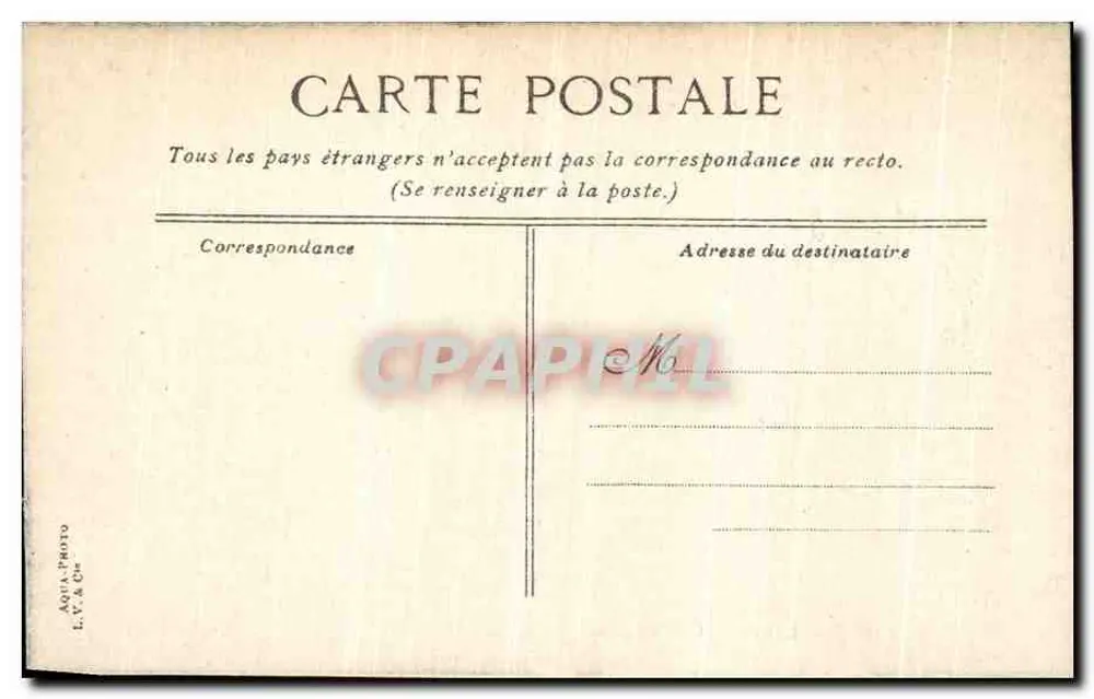 Interior da Escola do Castelo — Chantilly — D. Dambly, Imp., Chantilly - Verso