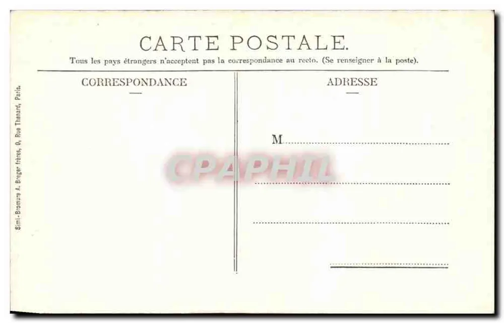 Château de Chantilly (Oise) - Das Châtelet und die Kapelle — Frau Robineau, Verlag, Chantilly (Oise) - Rückseite