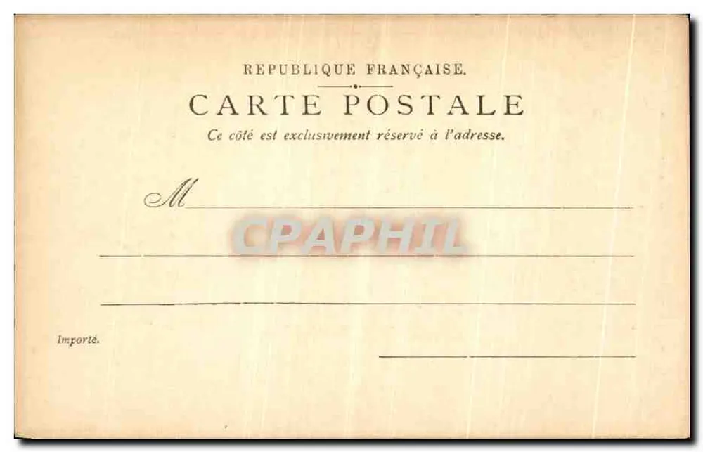 Castelo-Museu Condé, visto do Campo de Corridas — Chantilly, editor P. S. a. V. M. fot. 281 - Verso