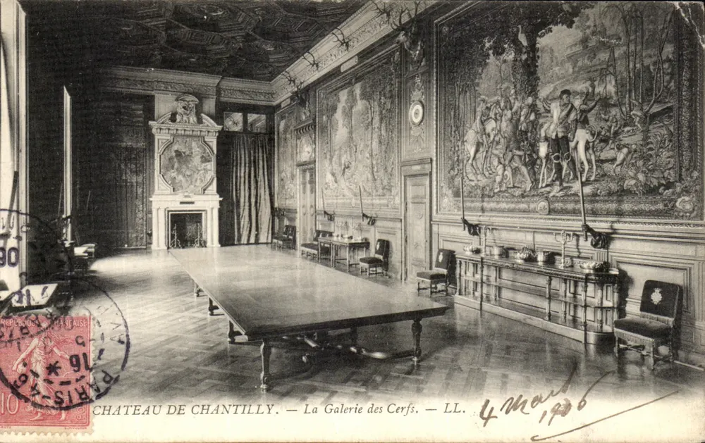 Schloss Chantilly — Die Hirschgalerie — LL - Vorderseite