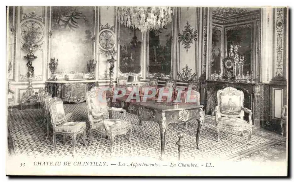 Schloss Chantilly — Die Zimmer — Das Zimmer — LL. - Vorderseite