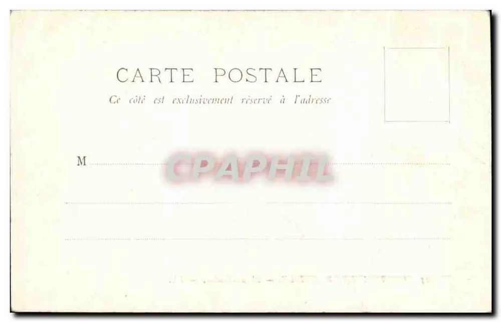 Château de Chantilly — L'Antichambre — éditeur LL. - Verso