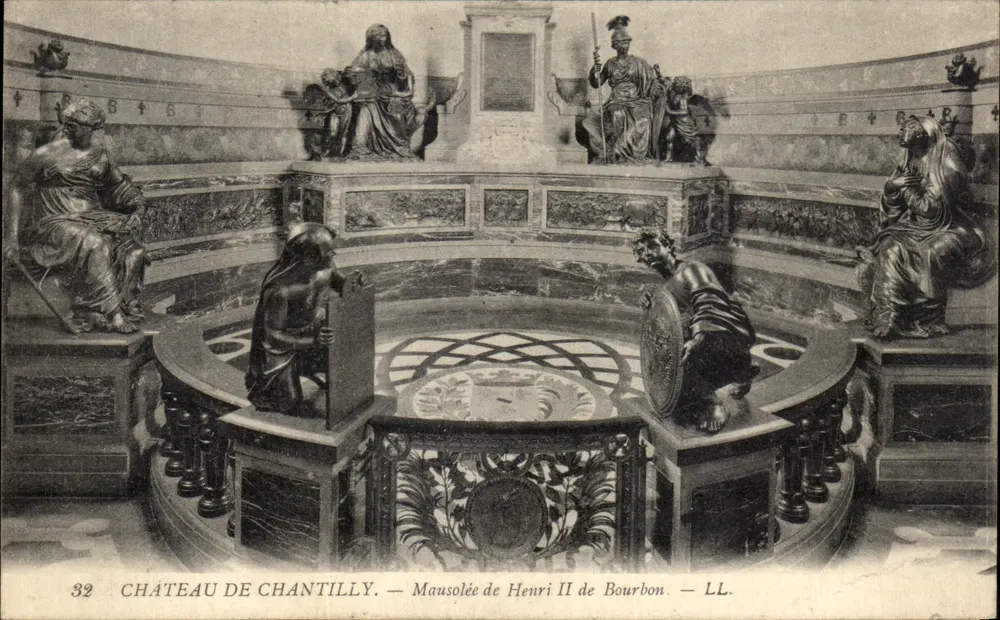 Castello di Chantilly — Mausoleo di Henri II di Borbone — LL. n°32 - Recto