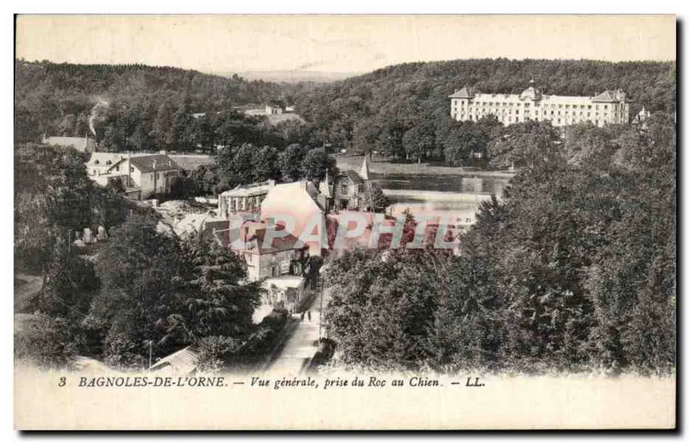 Bagnolles-de-l'Orne — Allgemeiner Blick, vom Roc au Chien aus — LL. - Vorderseite