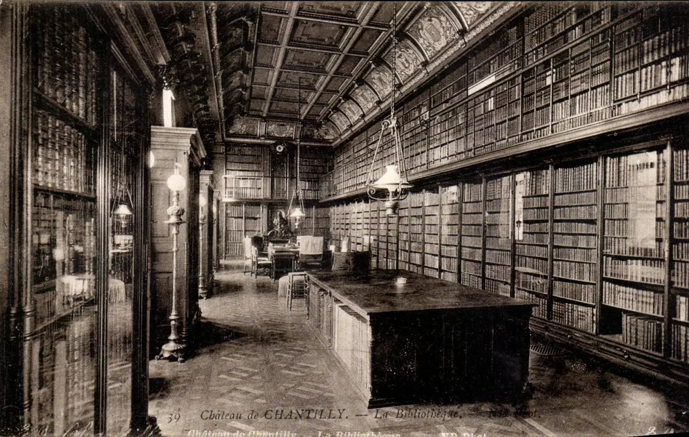 Castelo de Chantilly — A Biblioteca — N° 39 - Frente